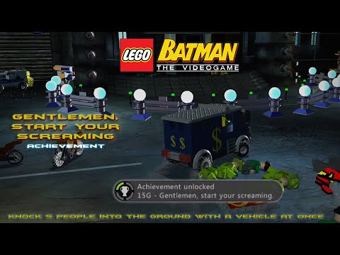 Lego Batman 1: Gentlemen, start your screaming Achievement (The Easy Way) - HTG