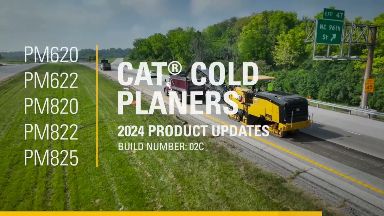 Cat PM822 Cold Planer Product Updates (Build Number: 02C)