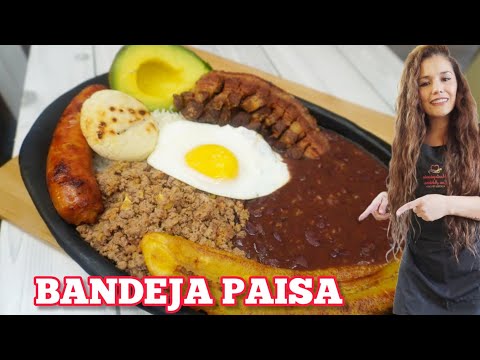 Cómo hacer BANDEJA PAISA 🇨🇴TRADICIONAL fácil y muy DELICIOSA 😋