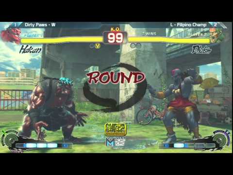 SSF4: Dirty Paws vs Filipino Champ - Grand Finals - Alpha Clash 12