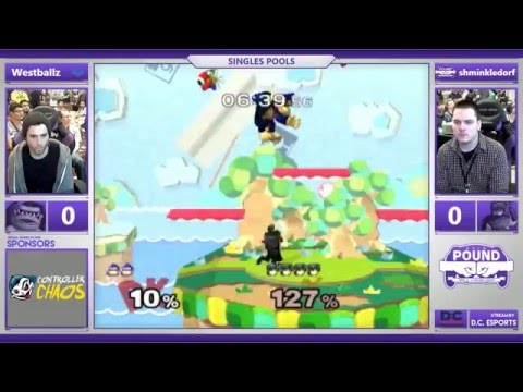 *Pound* 2016 - Melee Pools - Tempo | Westballz (DK/Captain Falcon) vs. shminkledorf (Marth)