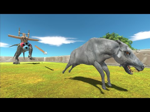 Trying to escape from Ballista Mutant - Animal Revolt Battle Simulator