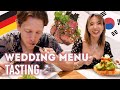 Help Us Pick WEDDING FOOD TASTING ‍ ️ YB Chang