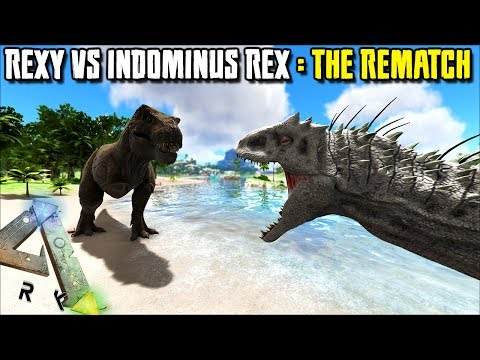 REXY VS INDOMINUS REX : THE REMATCH | JURASSIC ARK | ARK SURVIVAL EVOLVED [EP94]