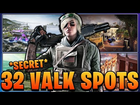 *USE THESE!* 32 Valk Cam Spots On Coastline, Consulate, Emerald & Kafe - Rainbow Six Siege