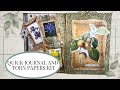 QUICK JOURNAL MAKE AND TORN PAPER EMBELLISHMENTS