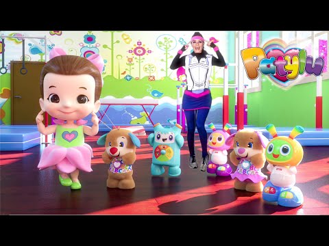 Patylu 💗 - HEAD, SHOULDERS, KNEES AND TOES con Perrito🐶, Hermanita💜, Rocki, Bi Bot, Bel Bot🤖 y Nesy🎀