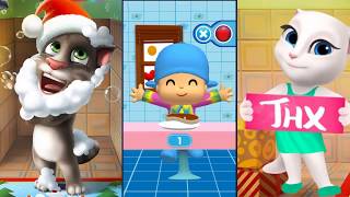 ⭐MY TALKING CAT TOM AND POCOYO🌟 #8jr