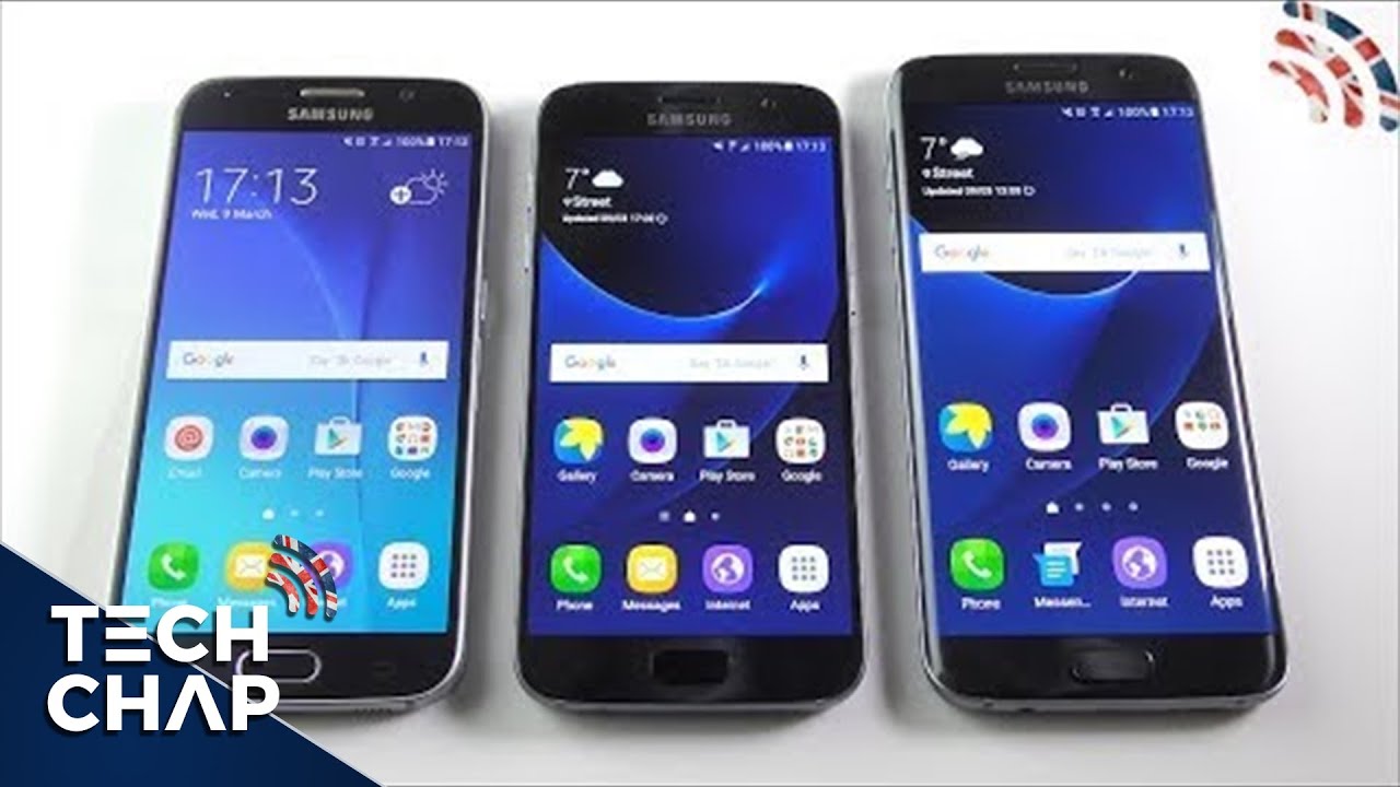 Galaxy S7 EDGE vs S7 vs S6 | BATTERY TEST