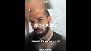 Rich Flex - Drake ft. 21 Savage | Nightcore | (Sped Up)