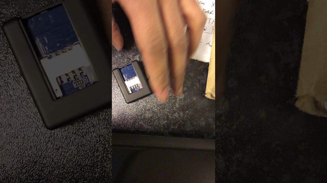 GPS Tracker Mini A8 How to Insert SIM in device