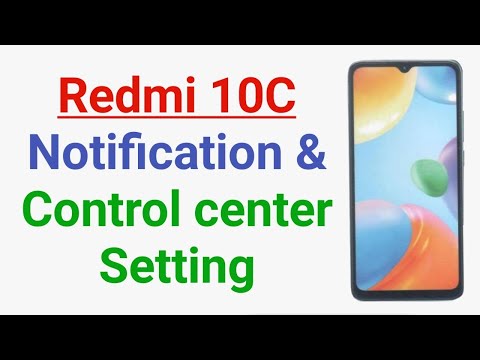 Redmi 10C Notification & Control Center Style Settings | How To Change New Control Center Redmi 10C