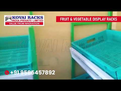 Black and orange stainless steel vegtable cash counter