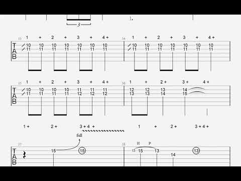 Ace of Spades guitar solo Phrase Trainer (Standard Tuning)