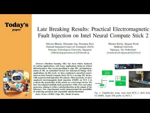 Practical Electromagnetic Fault Injection on Intel Neural Compute Stick 2