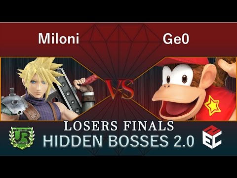 Hidden Bosses 2.0  LOSERS FINALS - Miloni (Cloud) vs Ge0 (Diddy Kong)