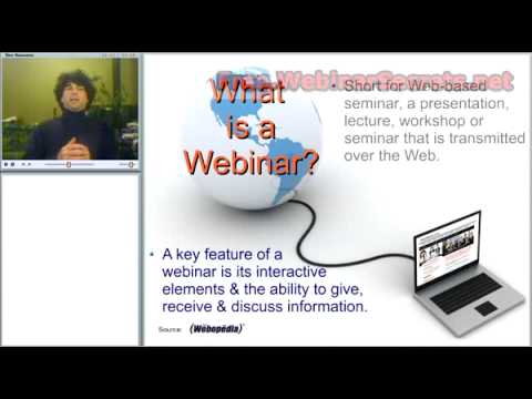 What's the difference between a webcast and a webinar?