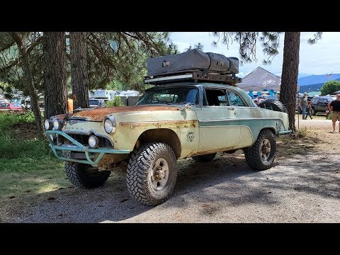 1955 Chrysler DeSoto "Chupacabra" Overland Build at Northwest Overland Rally, WA