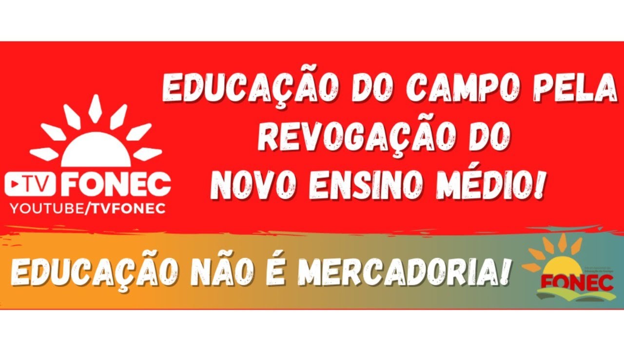 Educação do campo pela revogação do Novo Ensino Médio!