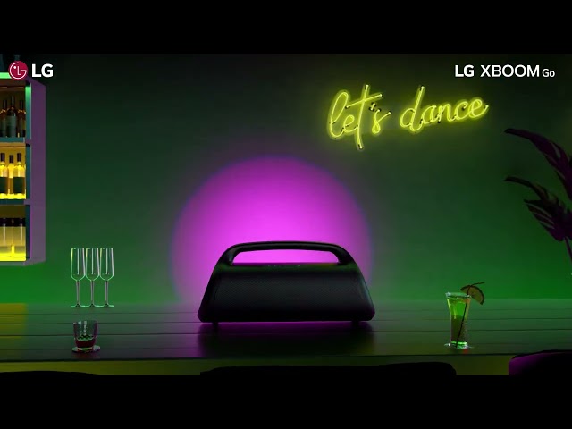 LG XBOOM Go XG9, Speaker Bluetooth 80W, Sound Boost, Illuminazione, IP67, Batteria, Black video