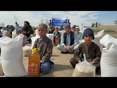 Afganistan 'da Gıda Kolilerini Ramazan Ayında Yetimlerimize Ulaştırdık