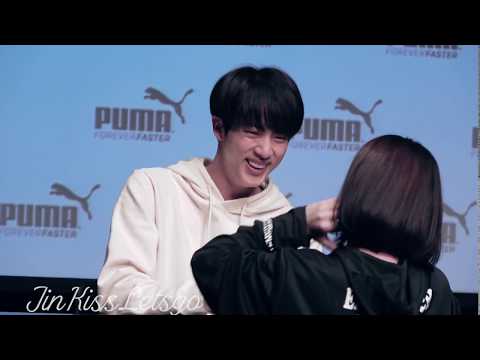 "Seok-Jin Oppa" BTS x Puma Fans Sign 2017 @JinKissletsgo