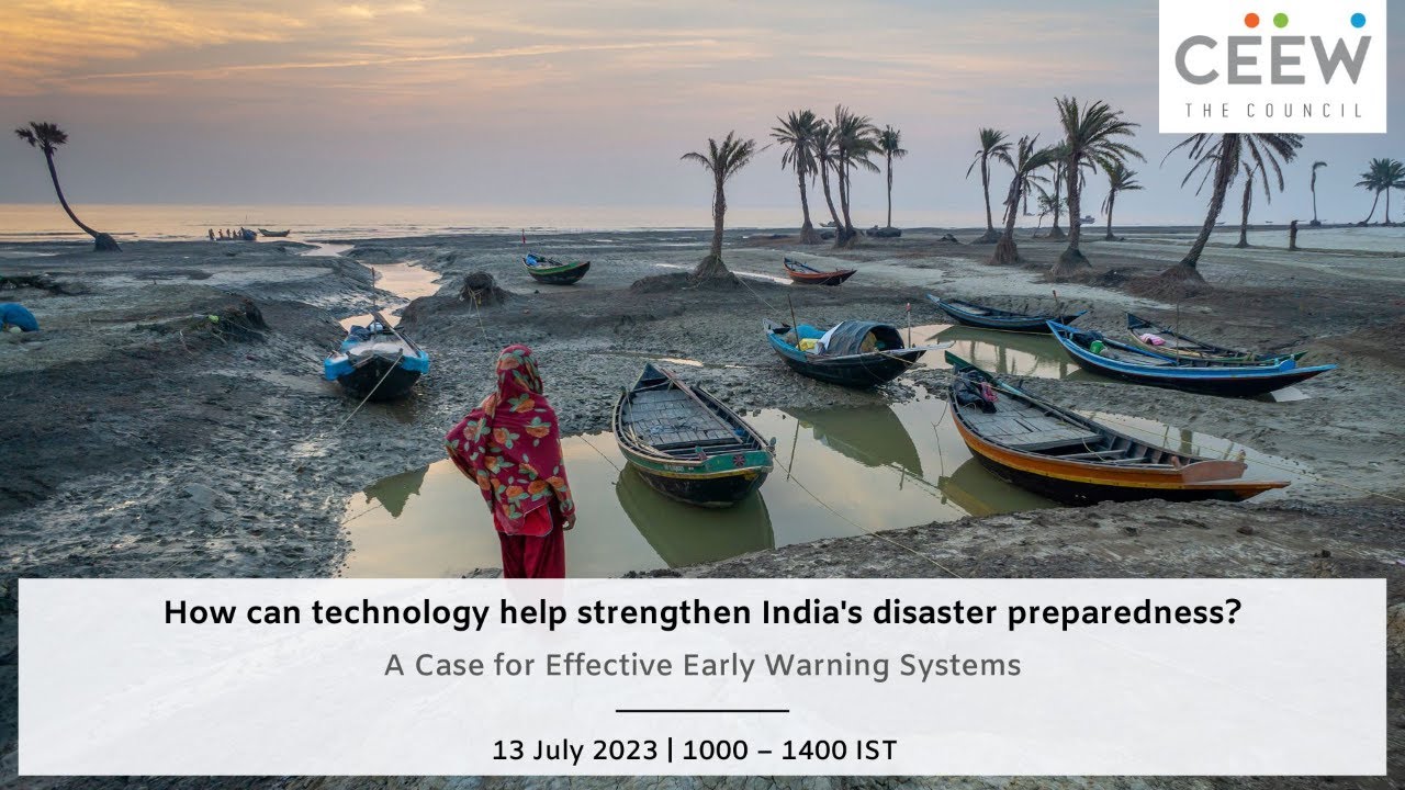 Dialogue on How can technology help strengthen India's disaster preparedness?