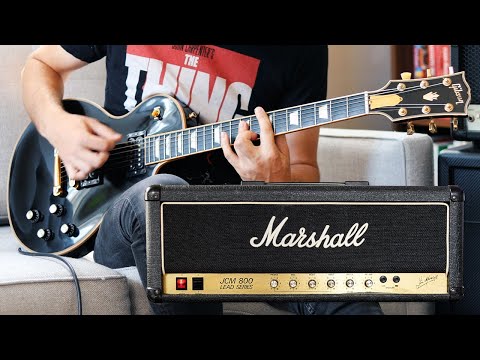 Marshall JCM 800 Lead Series Model 2203 100-Watt Master Volume Head 1981 - 1989 - Black image 4