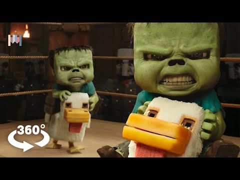 🐓 Chicken Jockey VR 🧟‍♂️ Minecraft 360 Video