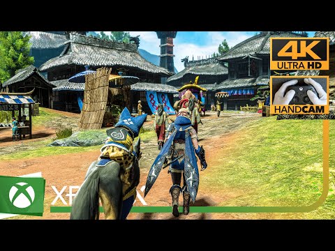 Monster Hunter: Rise ❯ Xbox Series X Gameplay with Ultra High Graphics looks AWESOME ❯ 4K 60fps HDR