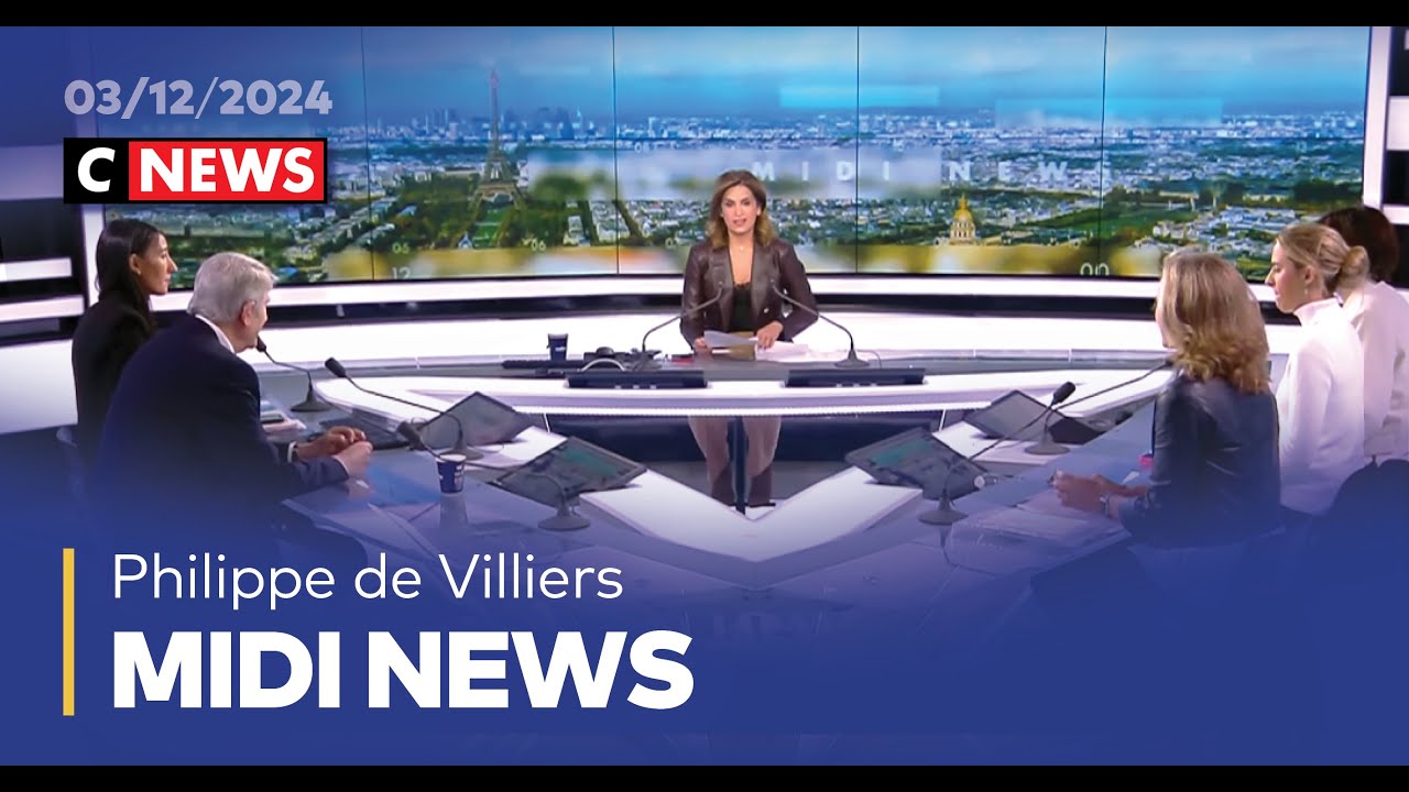 Philippe de Villiers - Midi News / 3 décembre 2024 (CNews)