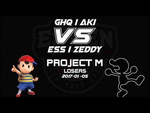 Smash @ TTH - GHQ | Aki (Ness) Vs. ESS | Zeddy (G&W) (Losers Semis) - PM