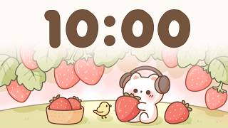 10 Minute Timer 🐱 Study Timer for Classroom Focus