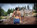 I BUILD A MASSIVE GREENHOUSE OFF GRID In FOREST OUR NEW BED How We Co Sleep As A Family Of 5