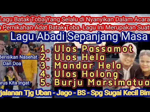 Lagu Batak Toba, Nasehat & Doa Selalu Dinyanyikan Dalam Pesta Pernikahan Adat Batak.