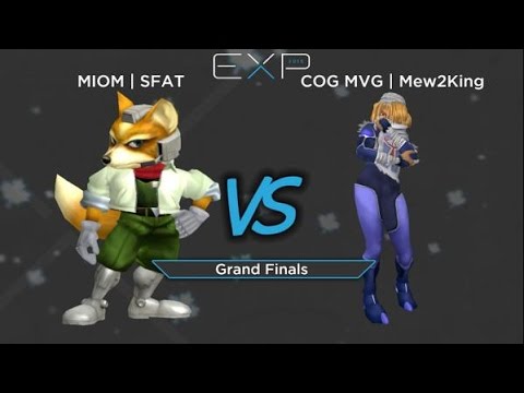 EXP 2015 - COG MVG - Mew2king (Marth, Sheik) vs MIOM - SFAT (Fox) - Melee Singles Grand Finals