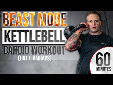 60 Min🔥BEAST MODE🔥KETTLEBELL WORKOUT | Full Body HIIT + AMRAPS