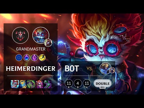 Heimerdinger Bot vs Ezreal - EUW Grandmaster Patch 11.16