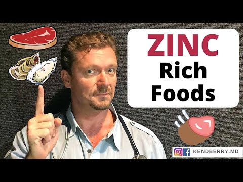 7 ZINC Rich Foods (Bio-Available Zinc) 2024