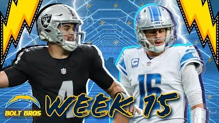 Unbelievable NFL Week15 Review: Shocking Moments, Surprising Stats! | BOLT BROS