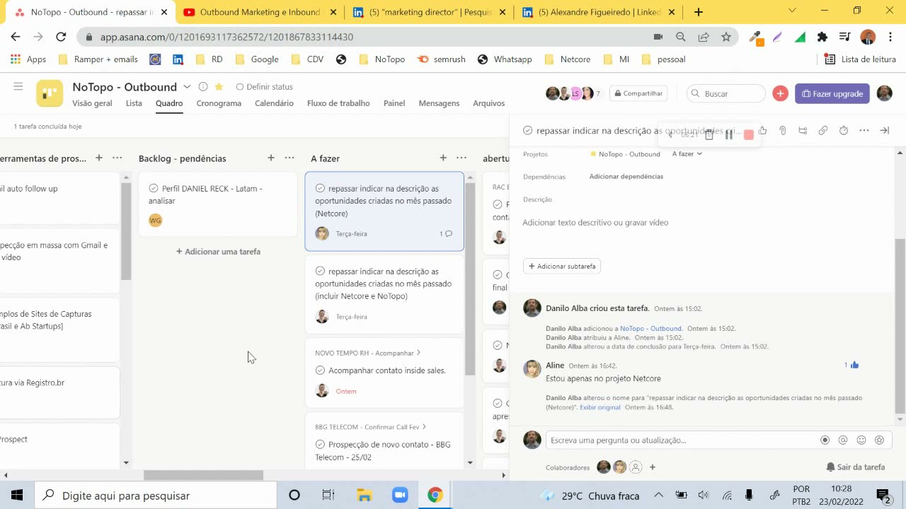 NoTopo - rotina do SDR