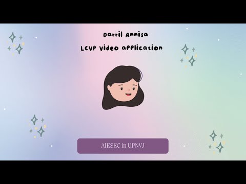 Darril Annisa Applicant for LCVP AIESEC in UPNVJ