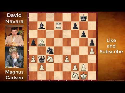 Magnus Carlsen Vs David Navara | ACCENTUS Grandmaster Tournament Biel 2018