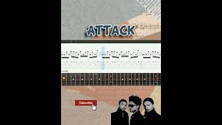 A piece from Attack by 30 Seconds to Mars Easy Fingerstyle Guitar Tutorial
