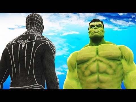 The Amazing Black Spiderman vs HULK - Epic Superheroes Battle