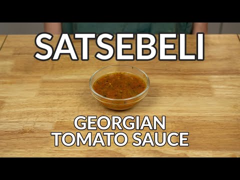 Satsebeli Recipe: SPICY Georgian Tomato Sauce