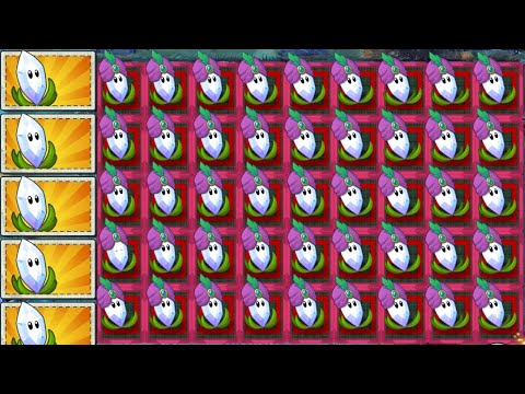 Magnifying Grass And Other Plant Max Level vs Bust Head Zombie - PvZ 2 Challenge