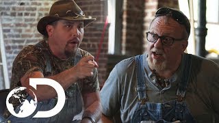 Mark & Digger Confront Mike About Blowing Up Their Still | Moonshiners video