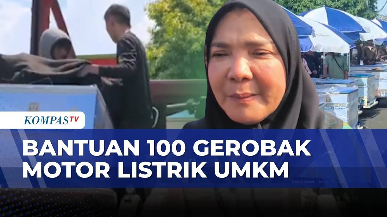Wali Kota Bandar Lampung Bagikan 100 Gerobak Motor Listrik untuk UMKM | SAPA PAGI