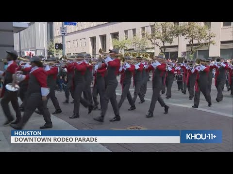 Full Houston Livestock Show and Rodeo parade